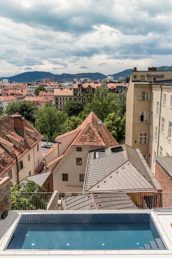 Kai 36 - Hotel Zwischen Fels Und Fluss グラーツ エクステリア 写真 View of the house from the north