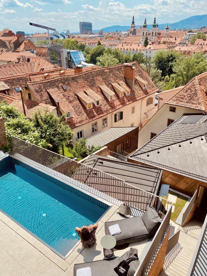 Kai 36 - Hotel Zwischen Fels Und Fluss グラーツ エクステリア 写真 The swimming pool at the Hotel de l'Université