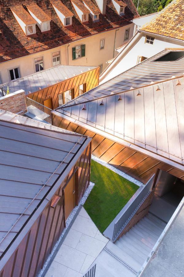 Kai 36 - Hotel Zwischen Fels Und Fluss グラーツ エクステリア 写真 Copper roofing